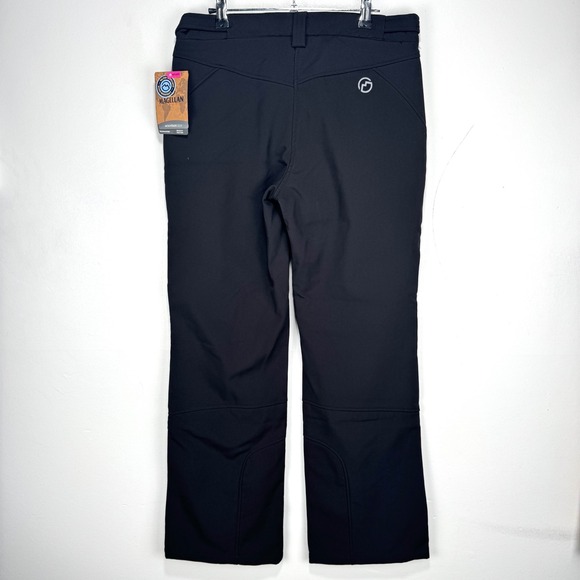 Magellan‎ Mag Outerwear Softshell Pants Women Medium Black Ski Rain Fleece Lined - Picture 6 of 9
